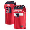 Fenge W.Wizards #20 Alexandre Sarr Red Fast Break Replica Player Jerseys - Icon Edition