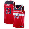 Fenge W.Wizards #23 Anthony Davis Red Swingman Jerseys - Icon Edition