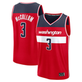 Fenge W.Wizards #3 CJ McCollum Red Fast Break Replica Player Jerseys - Icon Edition