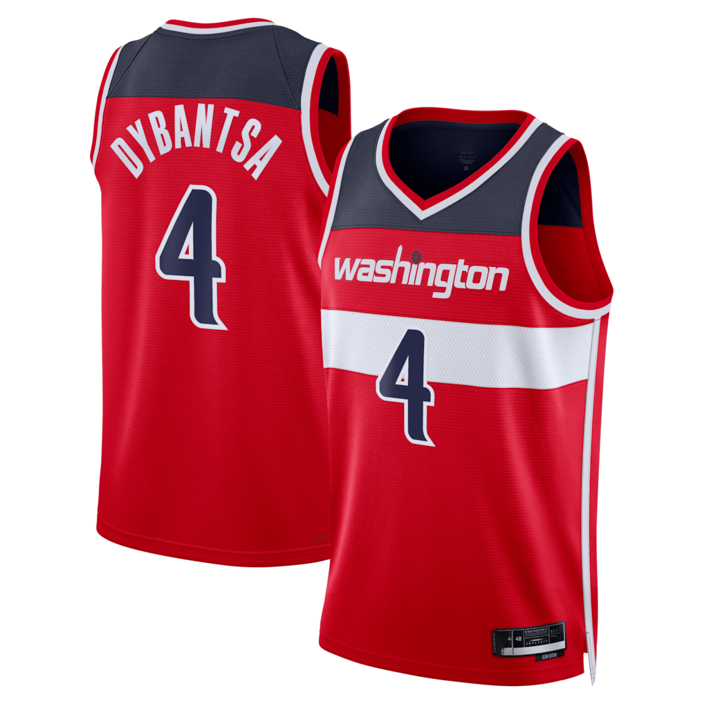 Fenge W.Wizards #4 AJ Dybantsa Red 2026 Draft Swingman Jerseys - Icon Edition