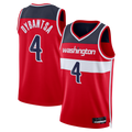 Fenge W.Wizards #4 AJ Dybantsa Red 2026 Draft Swingman Jerseys - Icon Edition