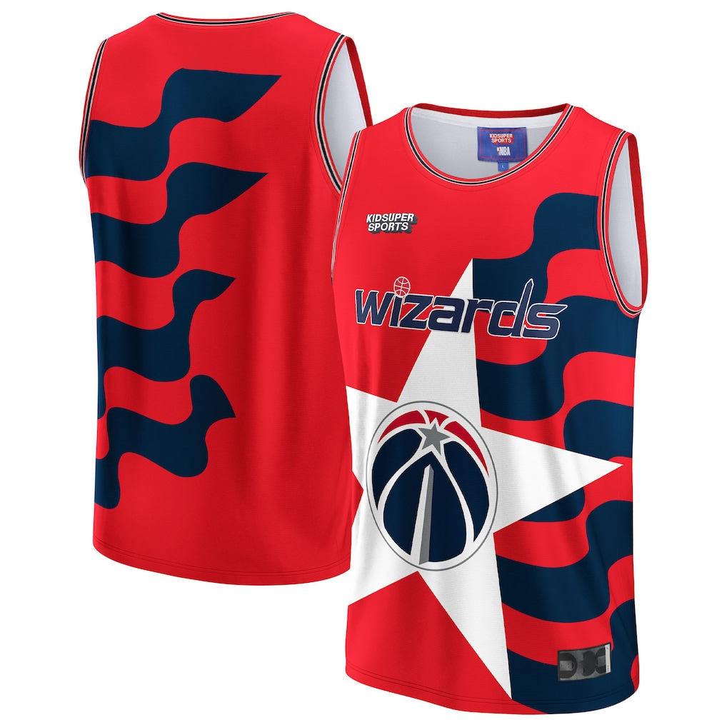 Fenge W.Wizards & KidSuper Studios by Red Hometown Jerseys