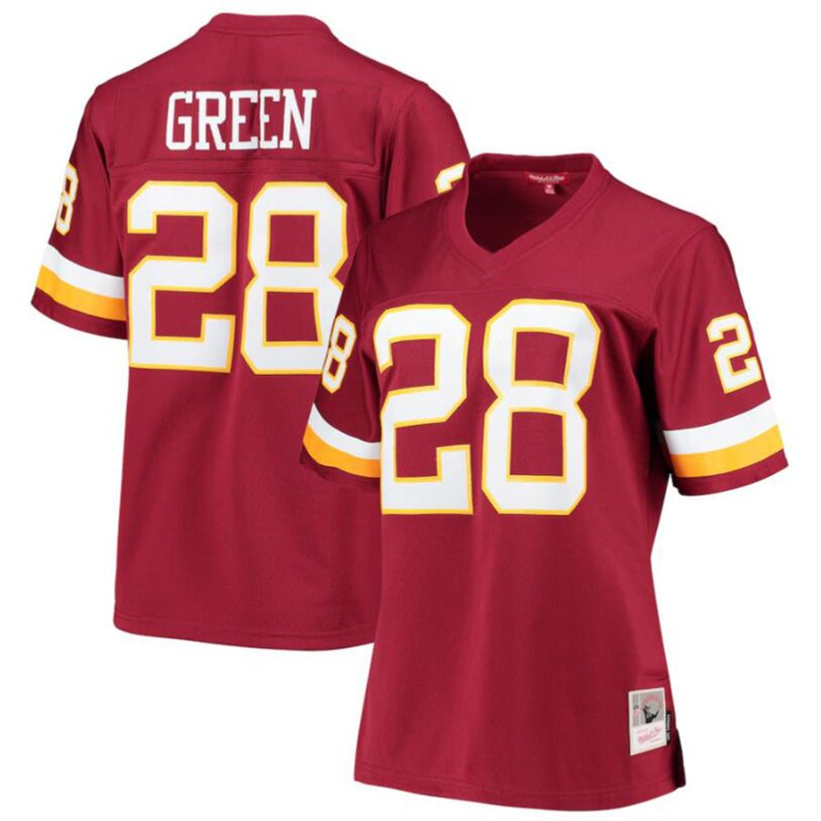 Fenge Washington Football Team #28 Darrell Green Burgundy Legacy Replica Player American Stitched Jersey