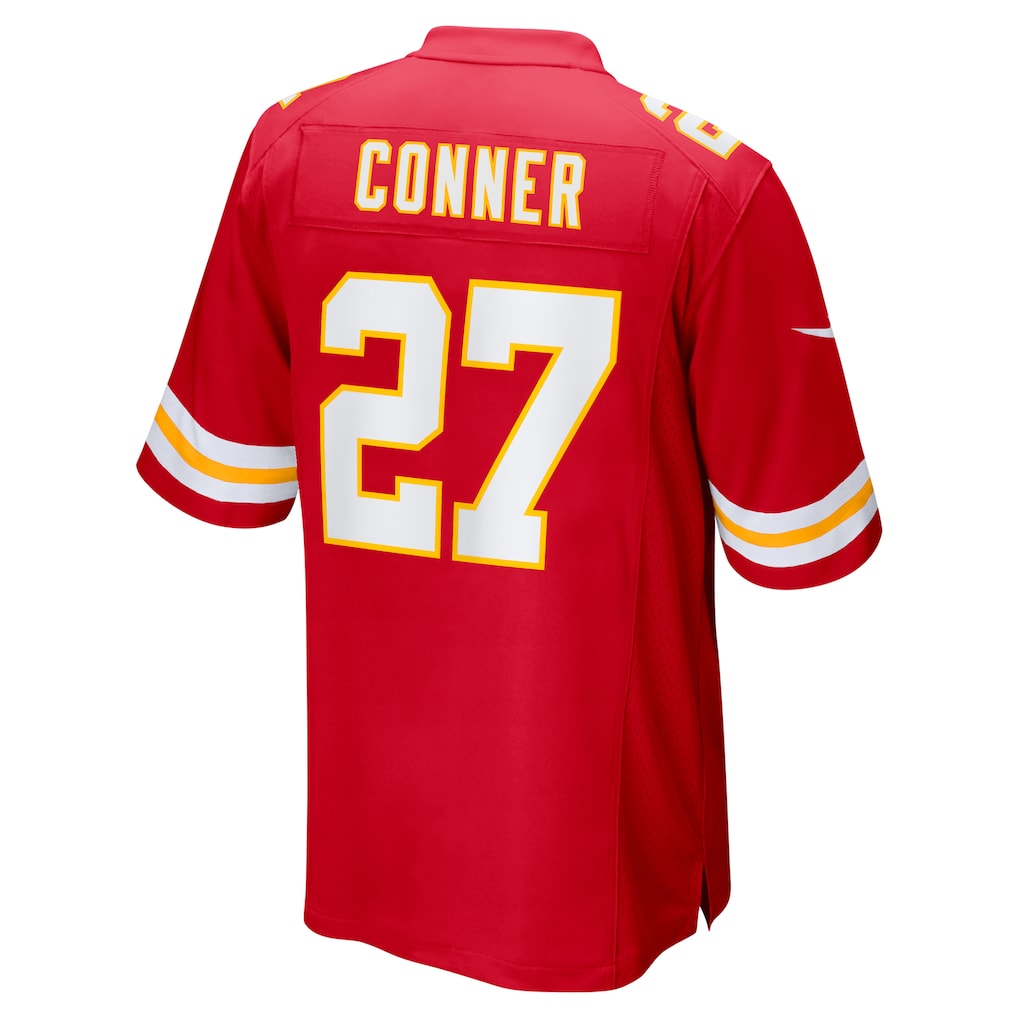 Fenge KC.Chiefs #27 Chamarri Conner Red Game Jersey