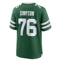 Fenge NY.Jets #76 John Simpson Legacy Green Game Jersey