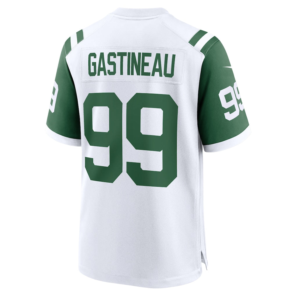 Fenge NY.Jets #99 Mark Gastineau White Retired Player Alternate Game Jersey