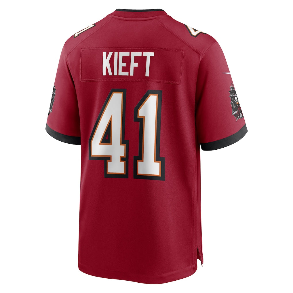 Fenge TB.Buccaneers #41 Ko Kieft Red Game Player Jersey
