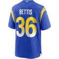 Fenge LA.Rams #36 Jerome Bettis Royal Game Retired Player Jersey