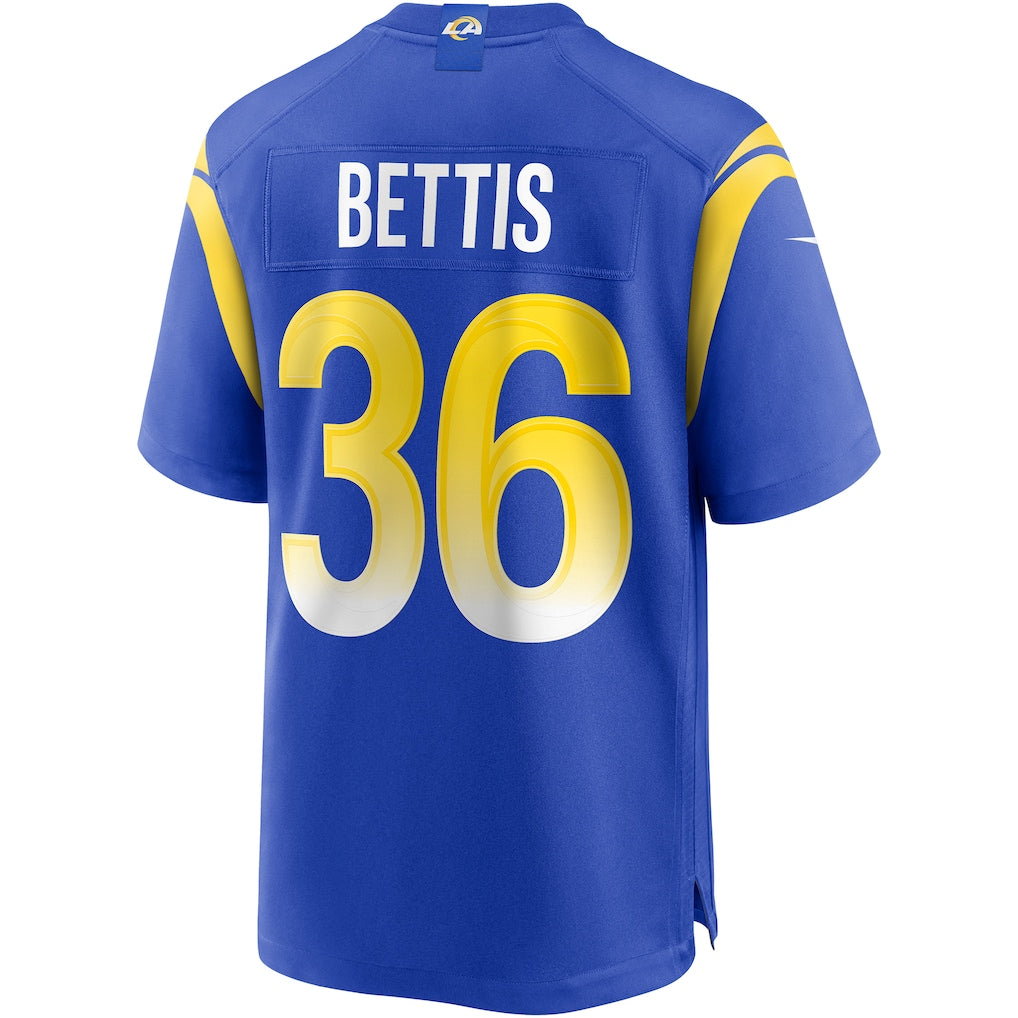 Fenge LA.Rams #36 Jerome Bettis Royal Game Retired Player Jersey