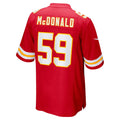 Fenge KC.Chiefs #59 Cooper McDonald Red Team Game Jersey