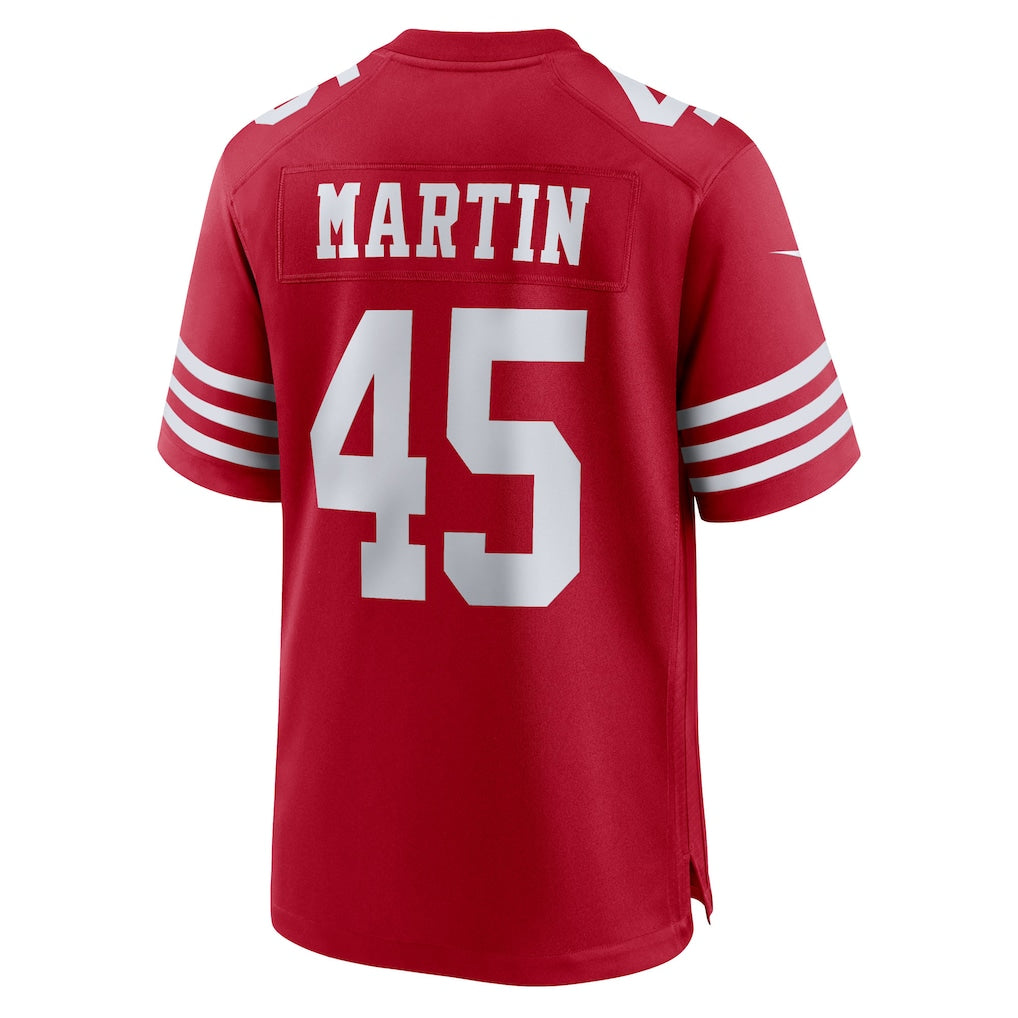 Fenge SF.49ers #45 Nick Martin Scarlet Team Game Jersey