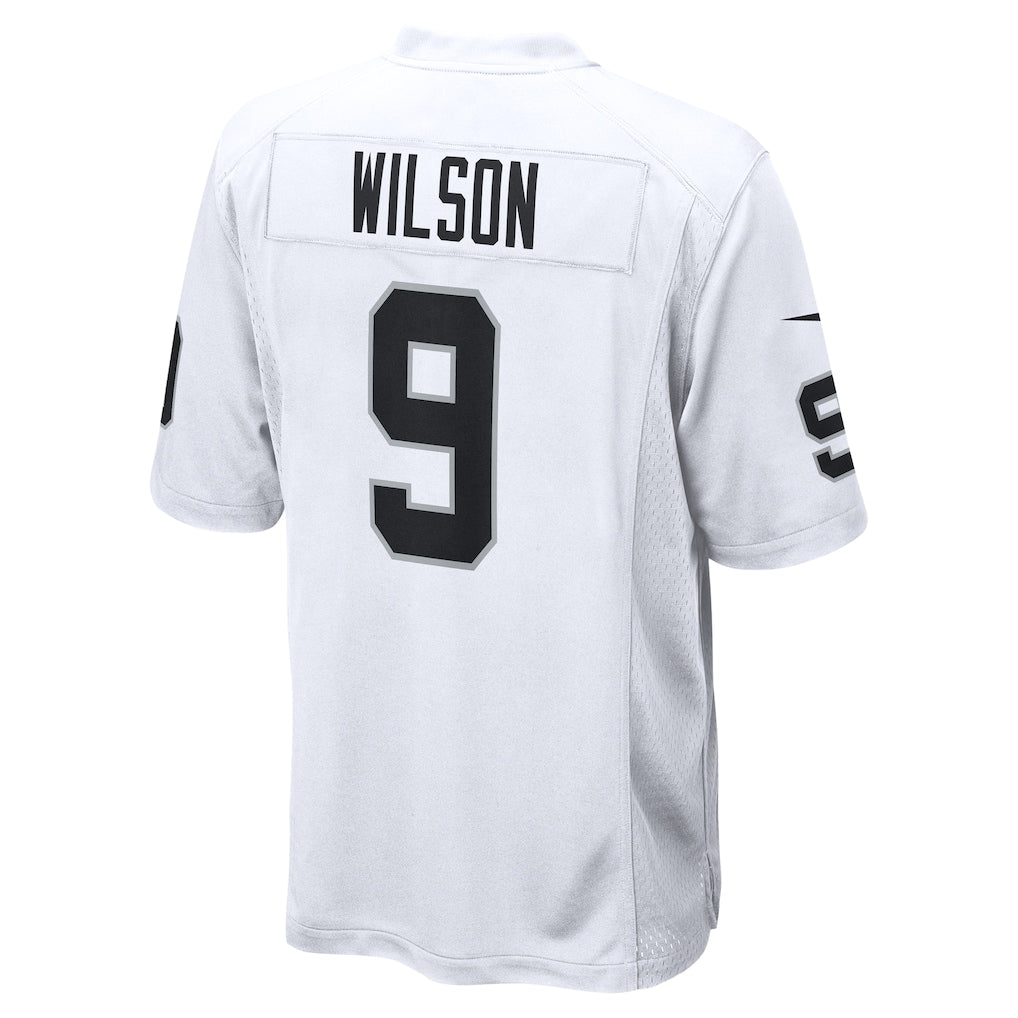 Fenge LV.Raiders #9 Tyree Wilson White Game Jersey