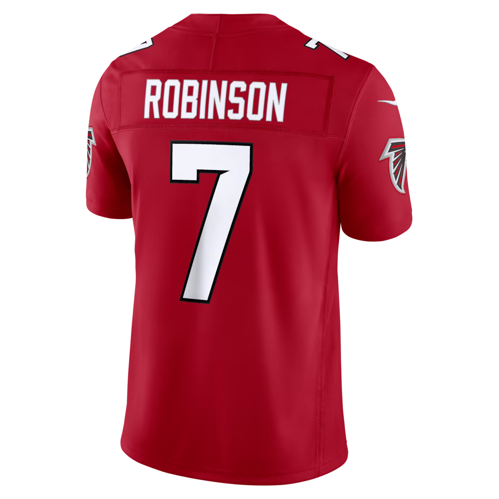 Fenge A.Falcons #7 Bijan Robinson Red Vapor F.U.S.E. Limited Stitched Jerseys