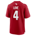 Fenge A.Cardinals #4 Jeremiyah Love Red Game Player Stitched Jersey