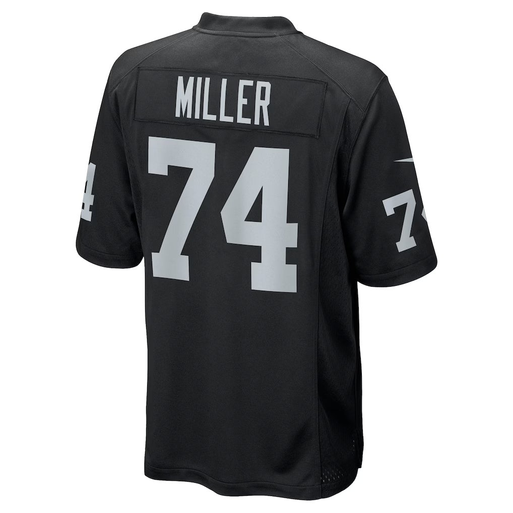 Fenge LV.Raiders #74 Kolton Miller Black Game Stitched Jerseys