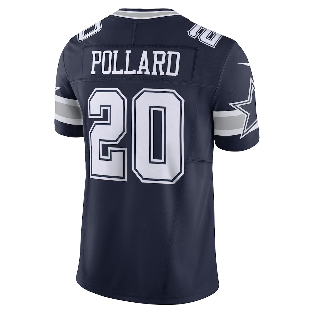 Fenge D.Cowboys #20 Tony Pollard Navy Vapor F.U.S.E. Limited Jersey