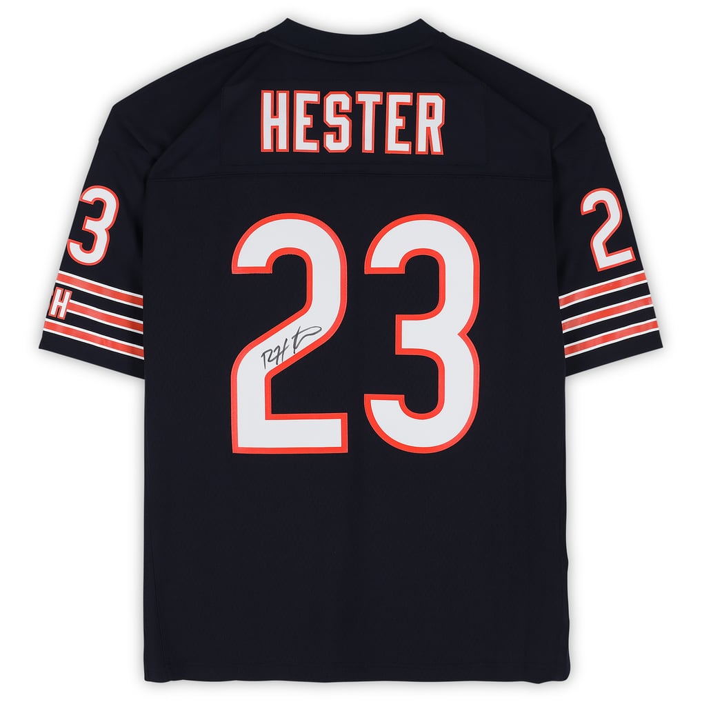 Fenge C.Bears #23 Devin Hester Authentic Navy Mitchell & Ness 2006 Replica Jersey