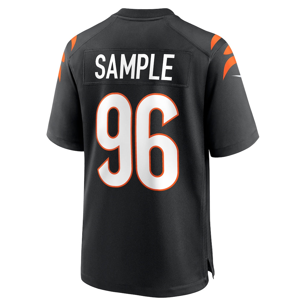 Fenge C.Bengals #96 Cam Sample Black Game Jersey