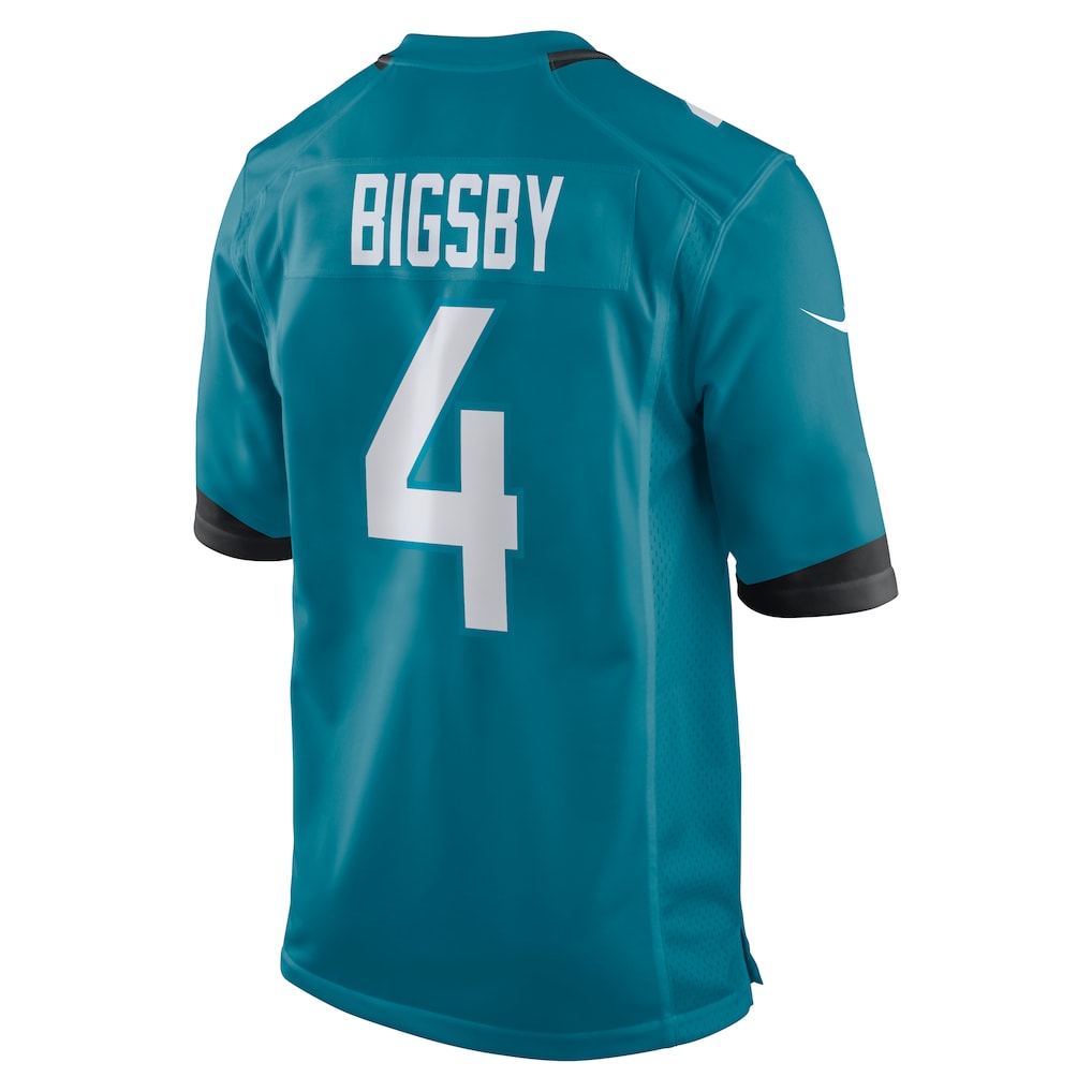 Fenge J.Jaguars #4 Tank Bigsby Teal Game Jersey