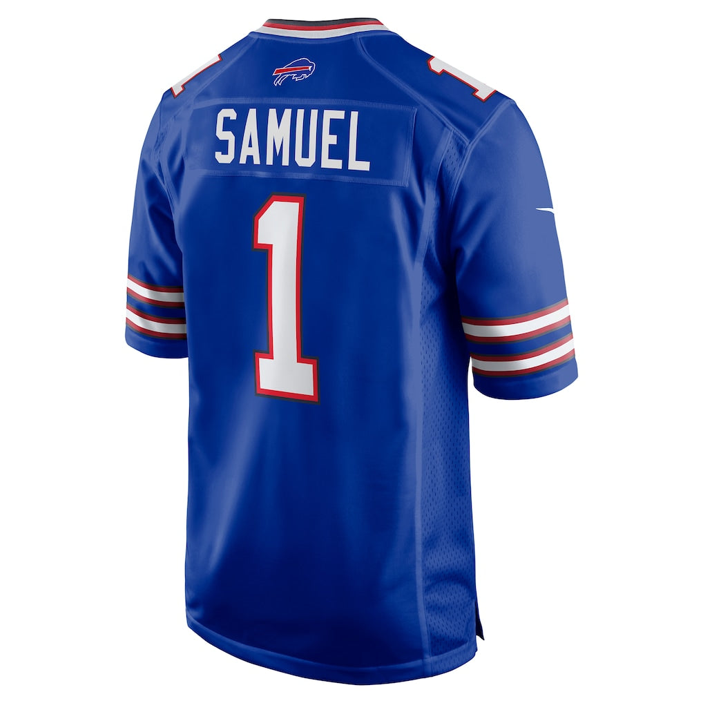 Fenge B.Bills #1 Curtis Samuel Royal Game Jersey