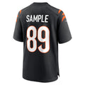 Fenge C.Bengals #89 Drew Sample Black Game Jersey