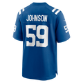 Fenge IN.Colts #59 Buddy Johnson Royal Team Game Jersey