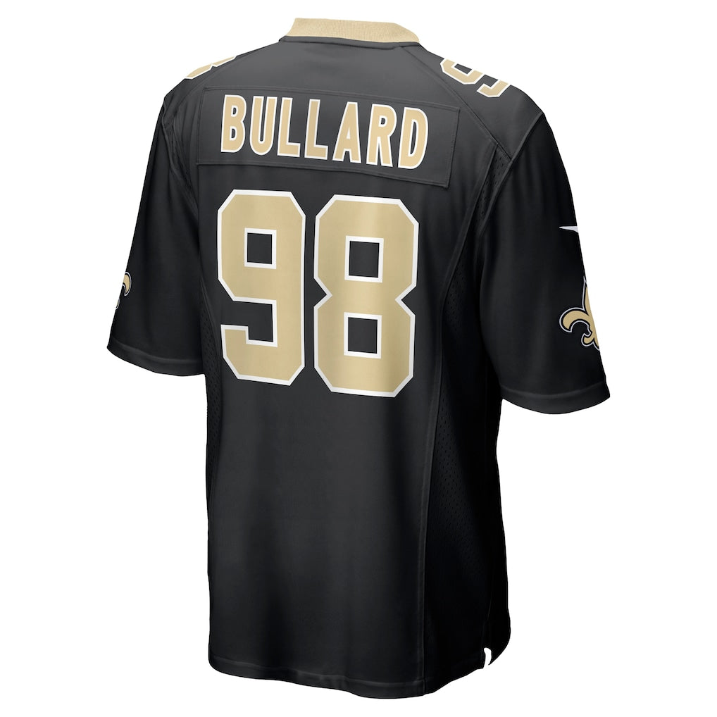 Fenge NO.Saints #98 Jonathan Bullard Black Team Game Jersey