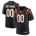 Fenge Custom C.Bengals Black Game Stitched Jerseys