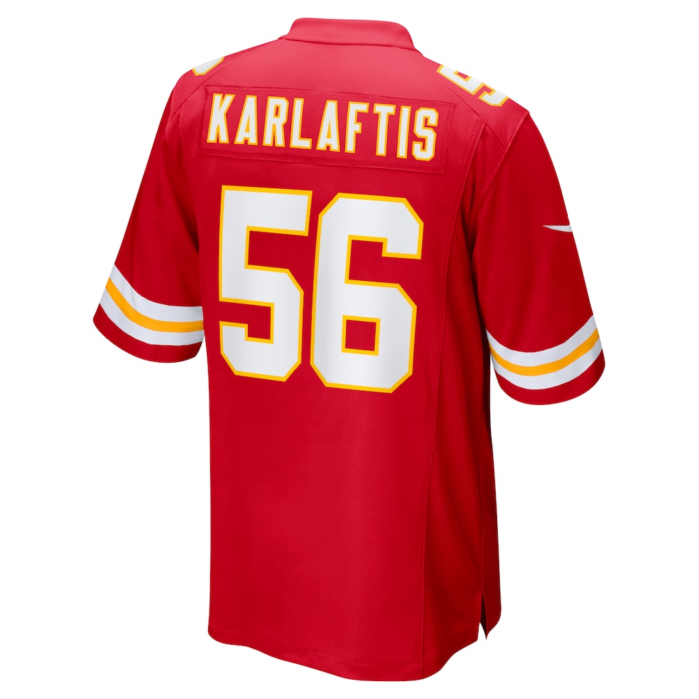 Fenge KC.Chiefs #56 George Karlaftis Red Player Game Jersey