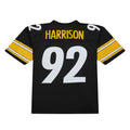 Fenge P.Steelers #92 James Harrison Mitchell & Ness Black Legacy Replica Jersey