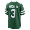 Fenge NY.Jets #3 John Metchie III Legacy Green Team Game Jersey