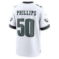 Fenge P.Eagles #50 Jaelan Phillips White Game Jersey