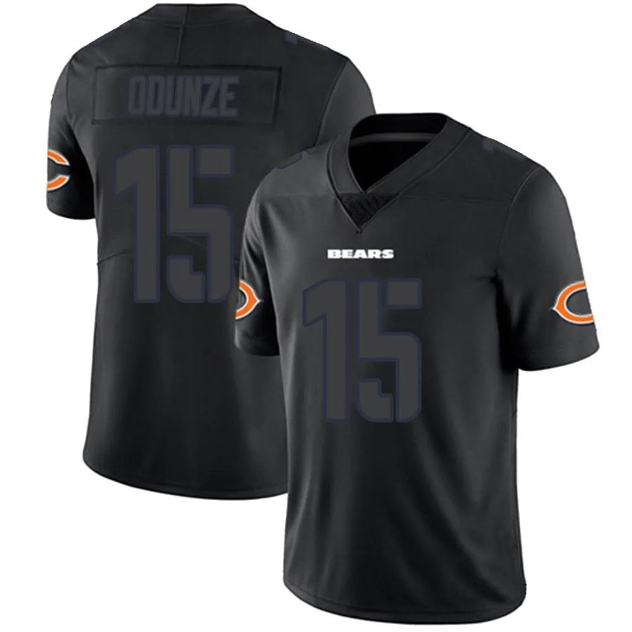 Fenge C.Bears #15 Rome Odunze Player Legend Limited Black Game Stitched Jerseys