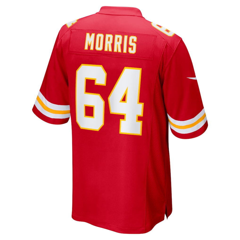 Fenge KC.Chiefs #64 Wanya Morris Red Game Jersey