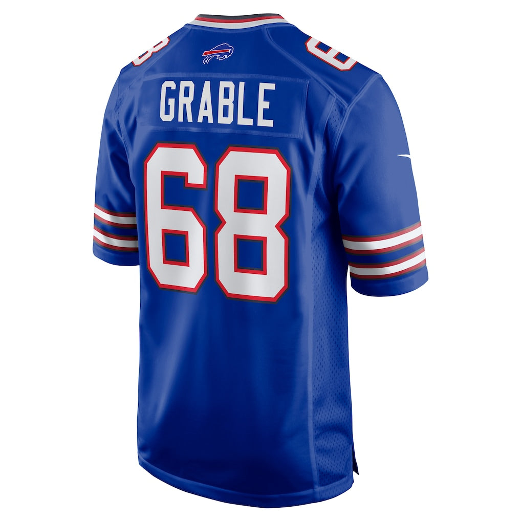 Fenge B.Bills #68 Tylan Grable Royal Game Jersey