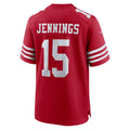 Fenge SF.49ers #15 Jauan Jennings Scarlet Game Jersey