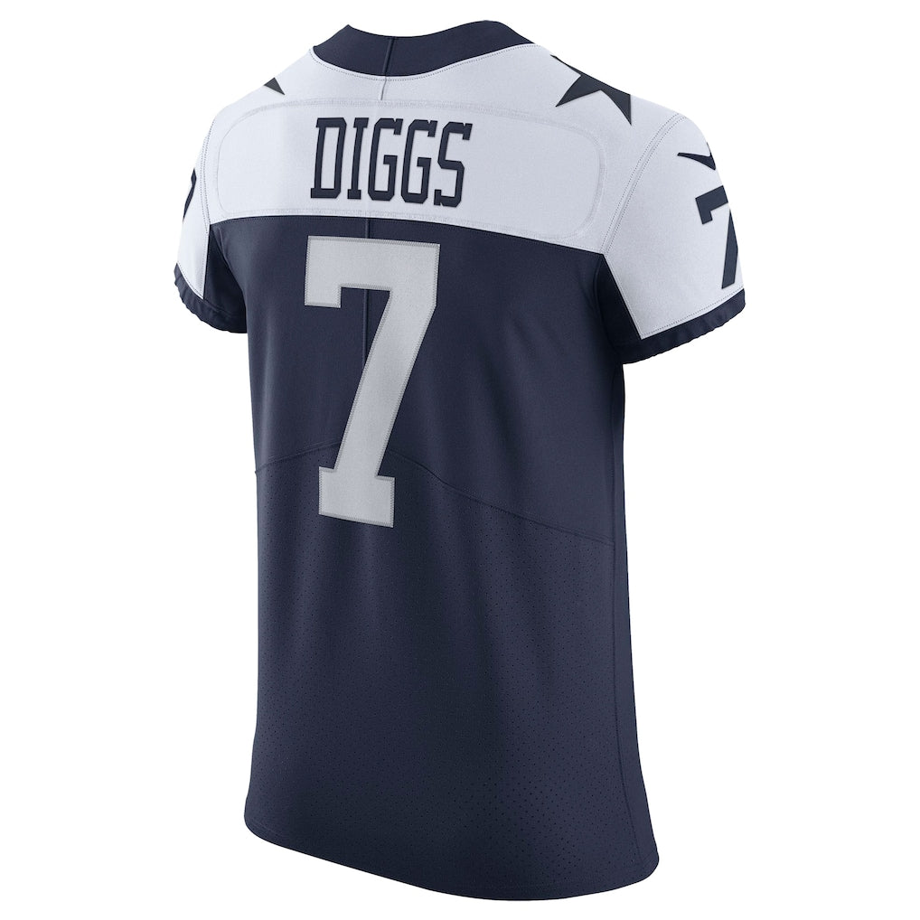 Fenge D.Cowboys #7 Trevon Diggs Navy Alternate Vapor Elite Jersey