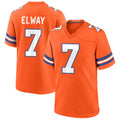 Fenge D.Broncos #7 John Elway Player Orange Throwback Game Stitched Jerseys