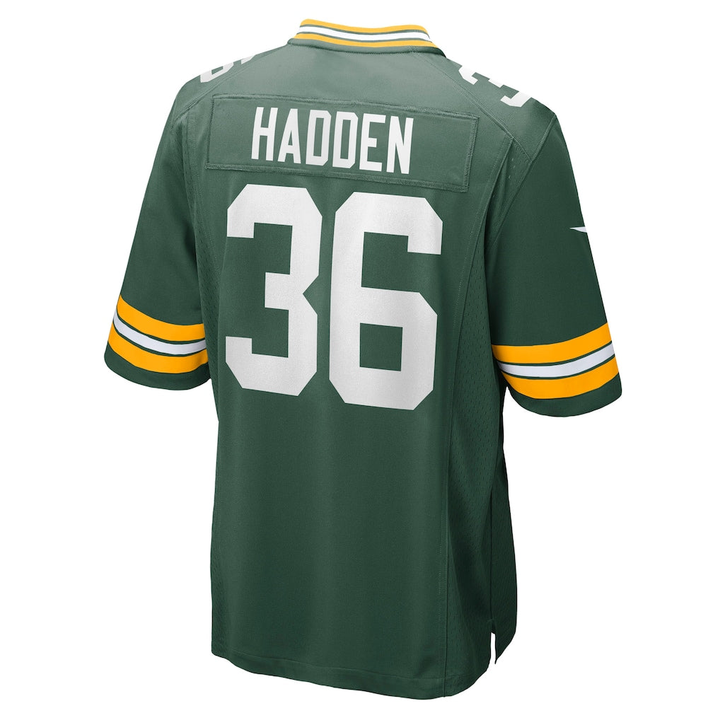 Fenge GB.Packers #36 Kamal Hadden Green Team Game Jersey