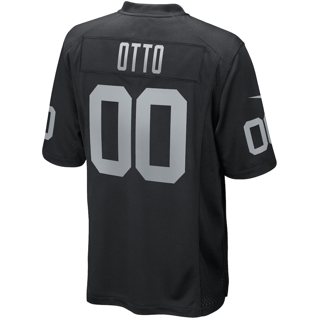 Fenge LV.Raiders #0 Jim Otto Black Game Retired Player Jersey