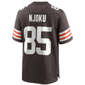Fenge C.Browns #85 David Njoku Brown Player Game Jersey