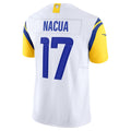 Fenge LA.Rams #17 Puka Nacua White Vapor F.U.S.E. Limited Jersey